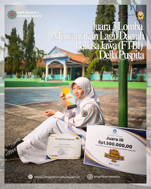Juara 3 Lomba Menyanyikan Lagu Daerah Bahasa Jawa (FTBI)